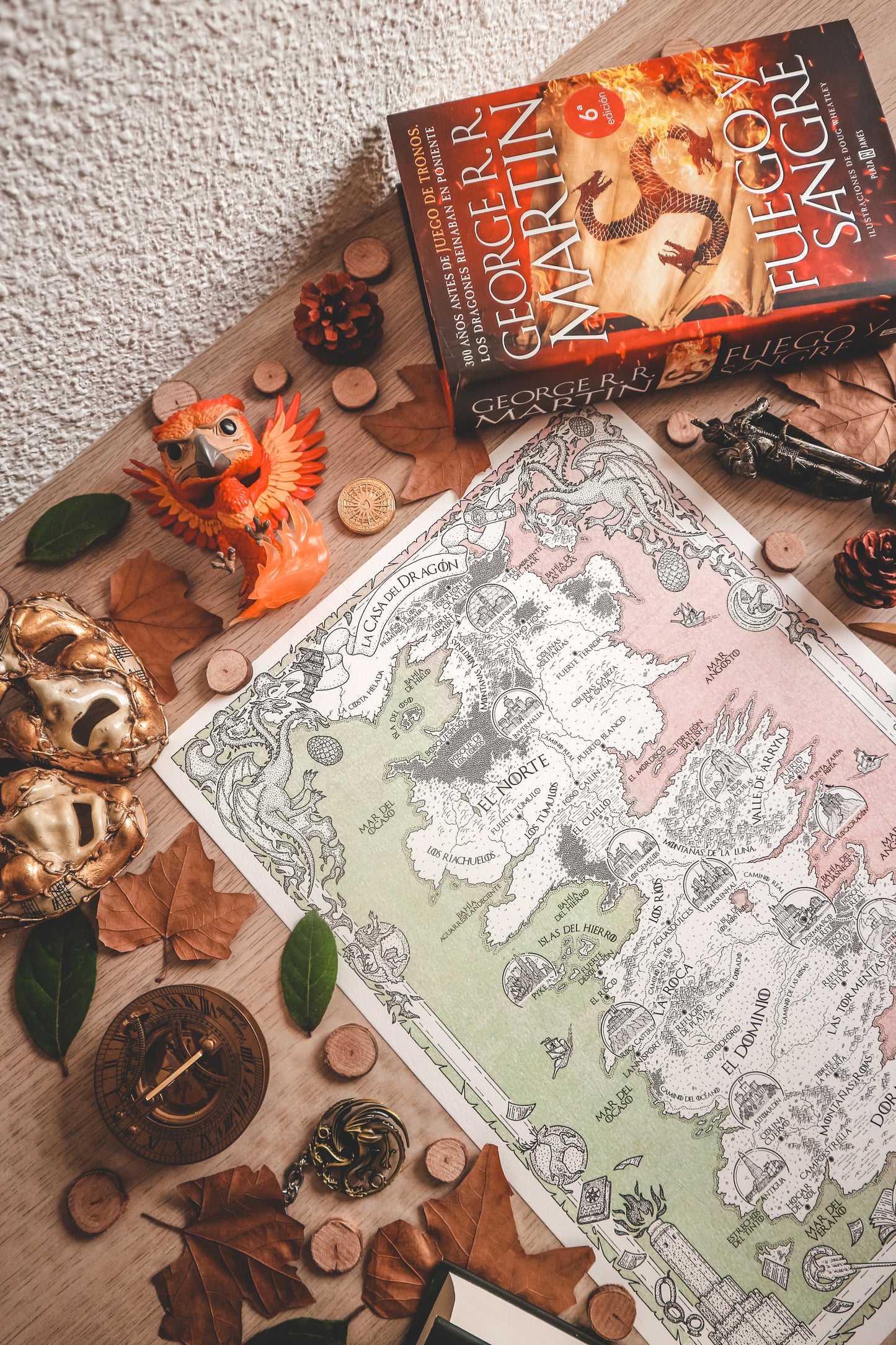 LA CASA DEL DRAGÓN - Mapa del mundo de Poniente ¡NUEVO DISEÑO!