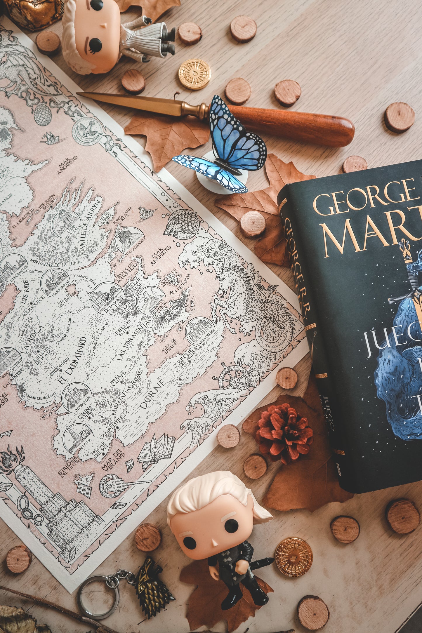 LA CASA DEL DRAGÓN - Mapa del mundo de Poniente ¡NUEVO DISEÑO!