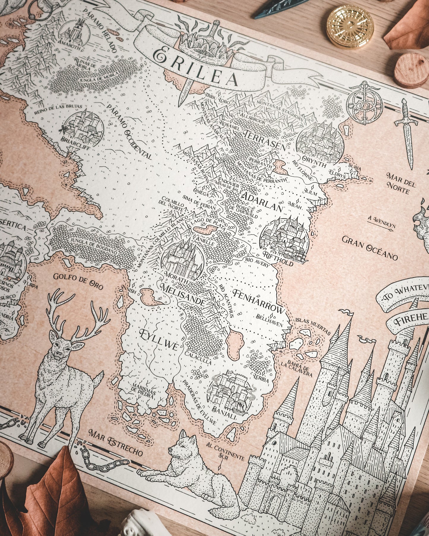 PRYTHIAN - ACOTAR World Map