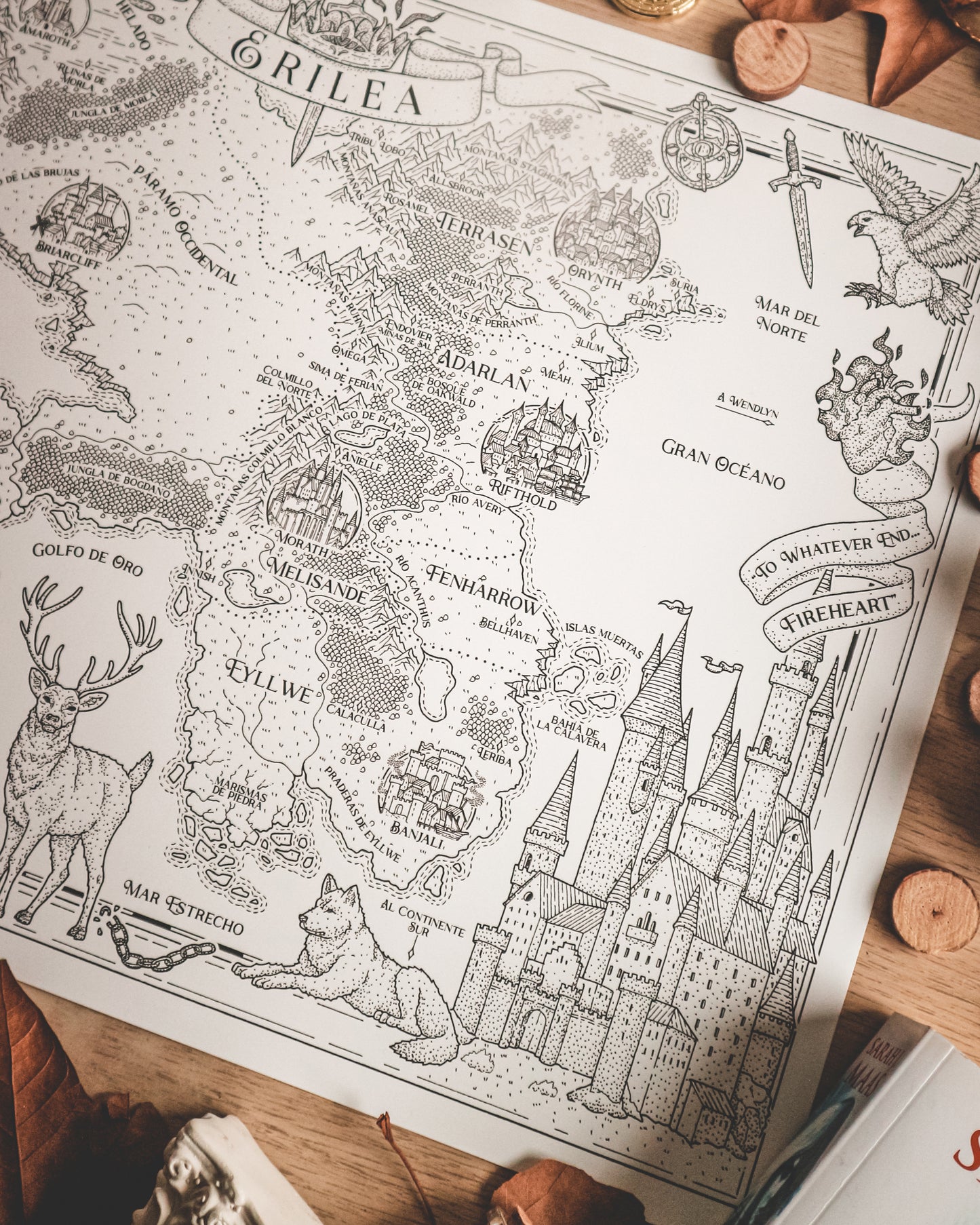 PRYTHIAN - ACOTAR World Map