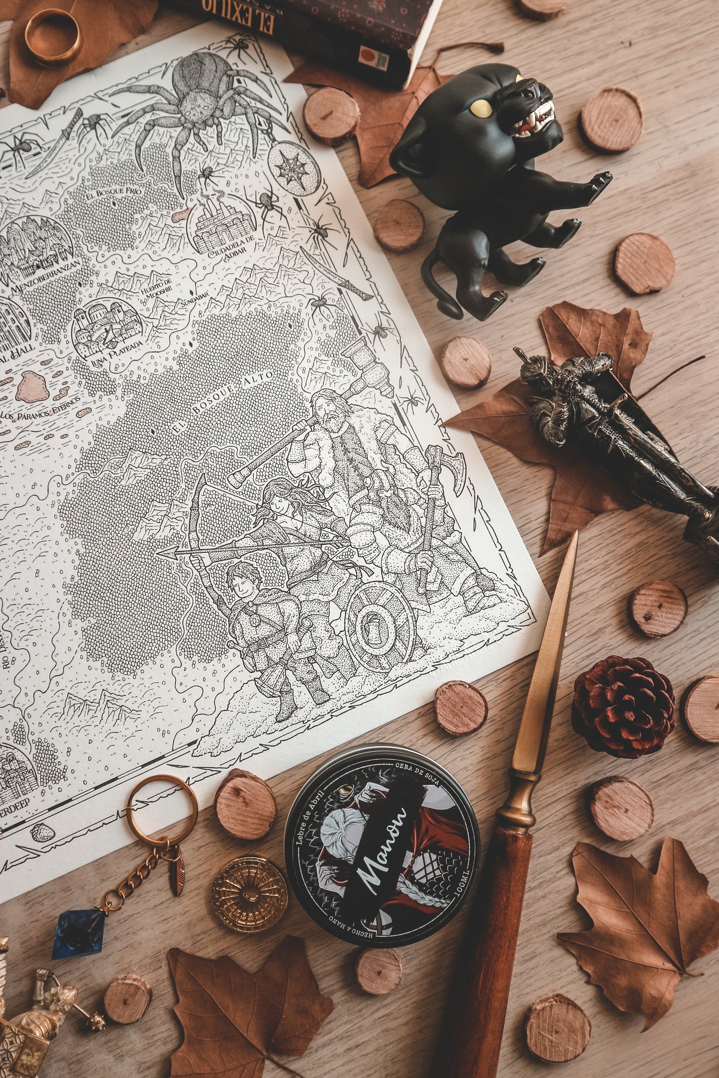 FAERUN - Mapa del mundo de Dungeons & Dragons