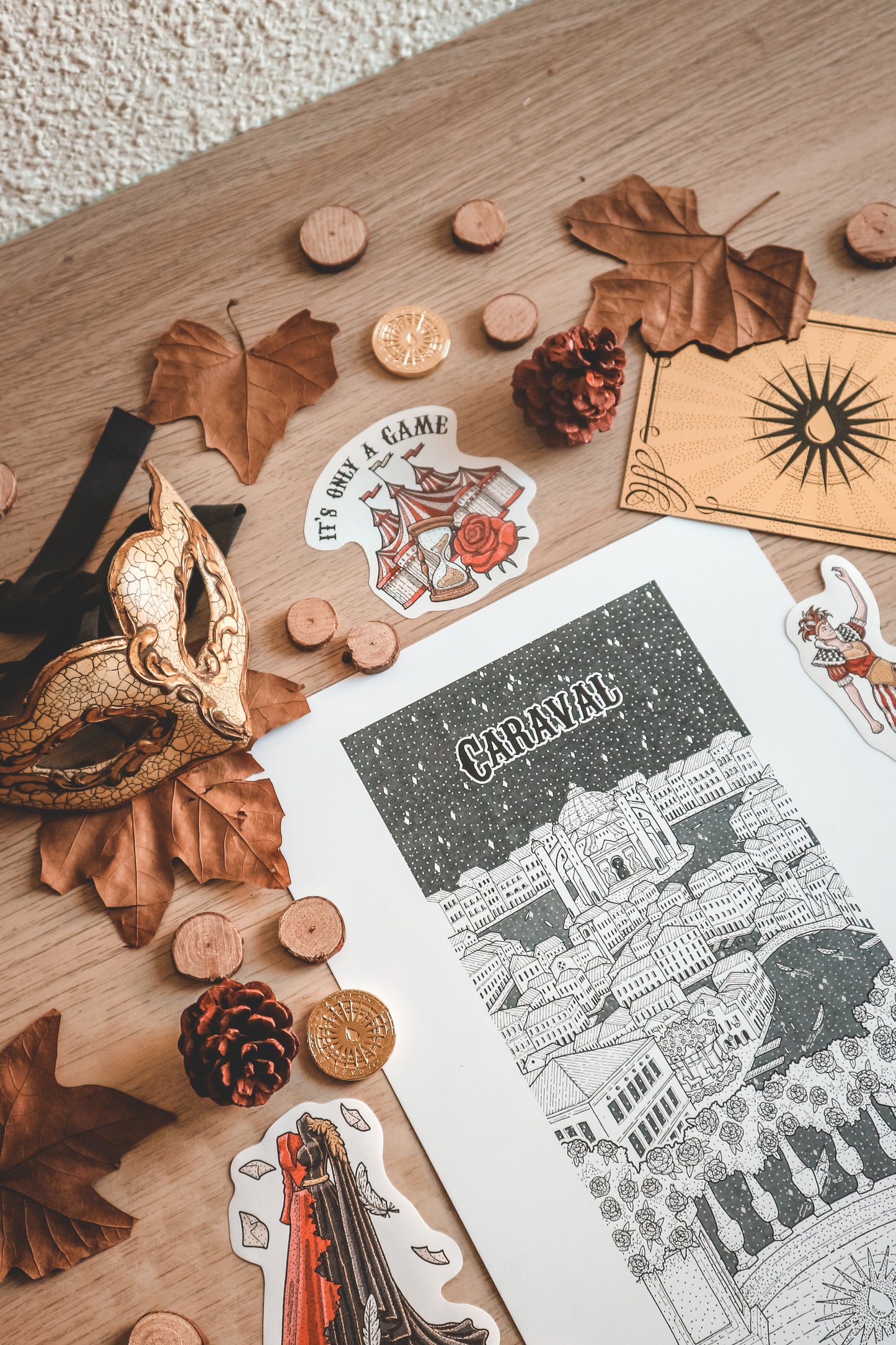 Caraval Balcony - CARAVAL FanArt Illustration