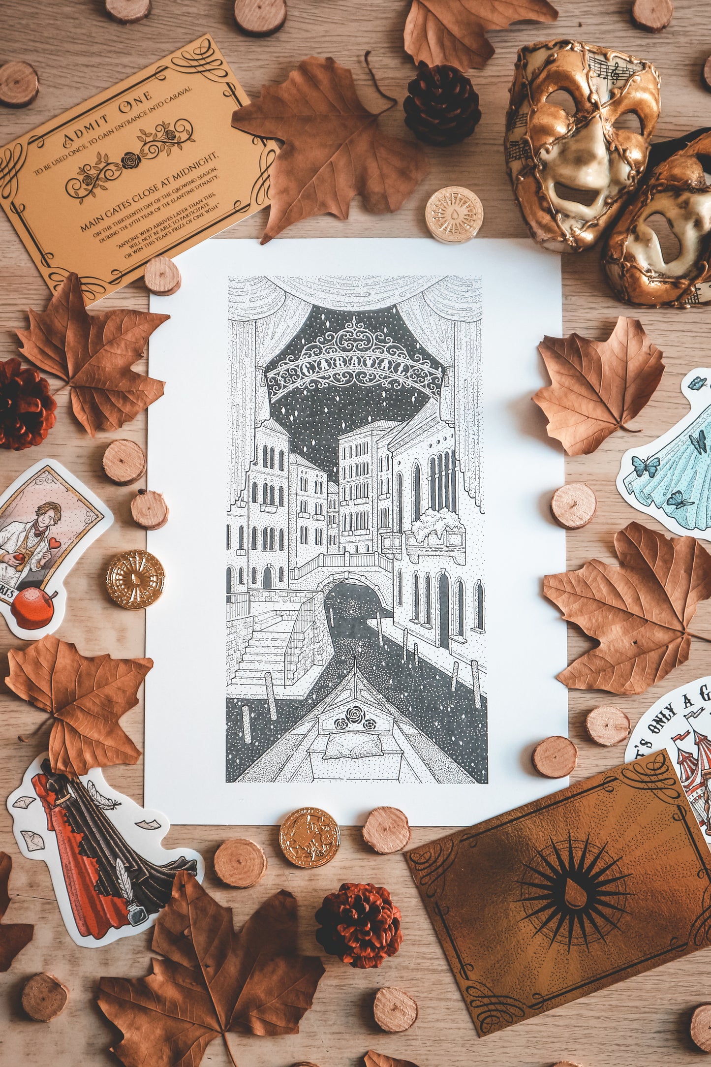 PACK 3 DISEÑOS CARAVAL- Ilustración FanArt de CARAVAL