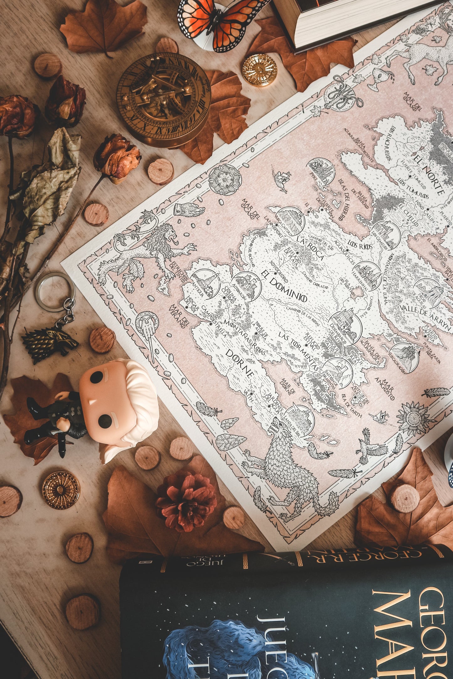 JUEGO DE TRONOS - Mapa del mundo de Poniente ¡NUEVO DISEÑO!