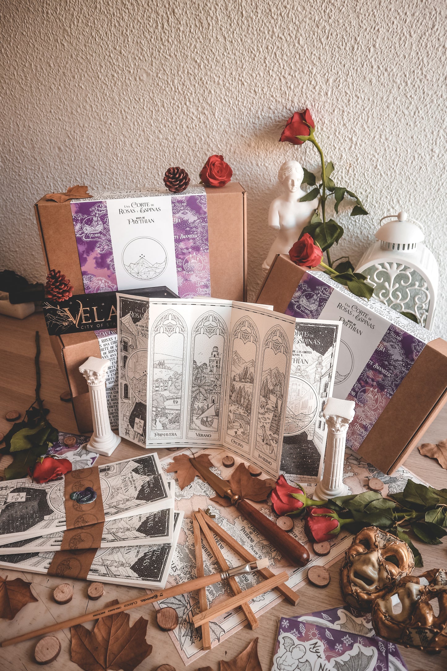 Prythian - CAJA Una Corte de Rosas y Espinas ¡OFICIAL LICENCIADO!