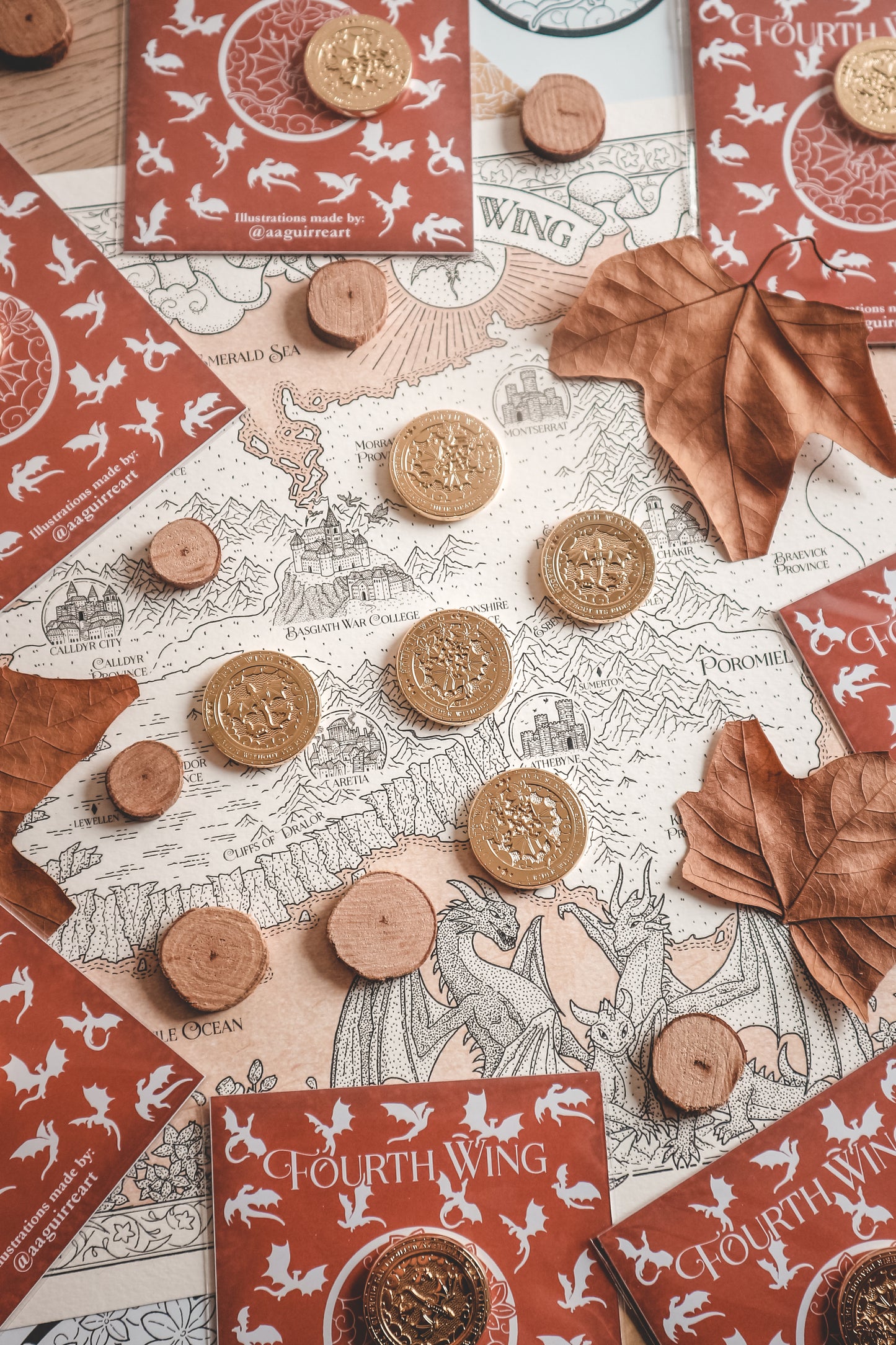 FOURTH WING - Moneda Dorada Real