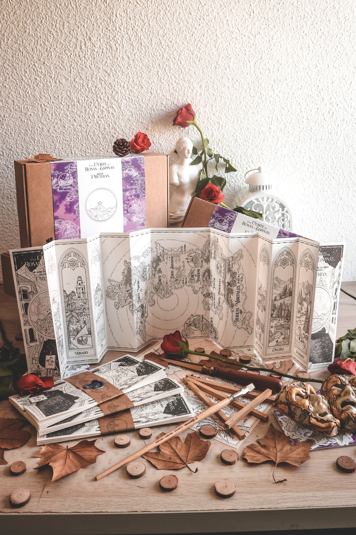 Prythian - CAJA Una Corte de Rosas y Espinas ¡OFICIAL LICENCIADO!