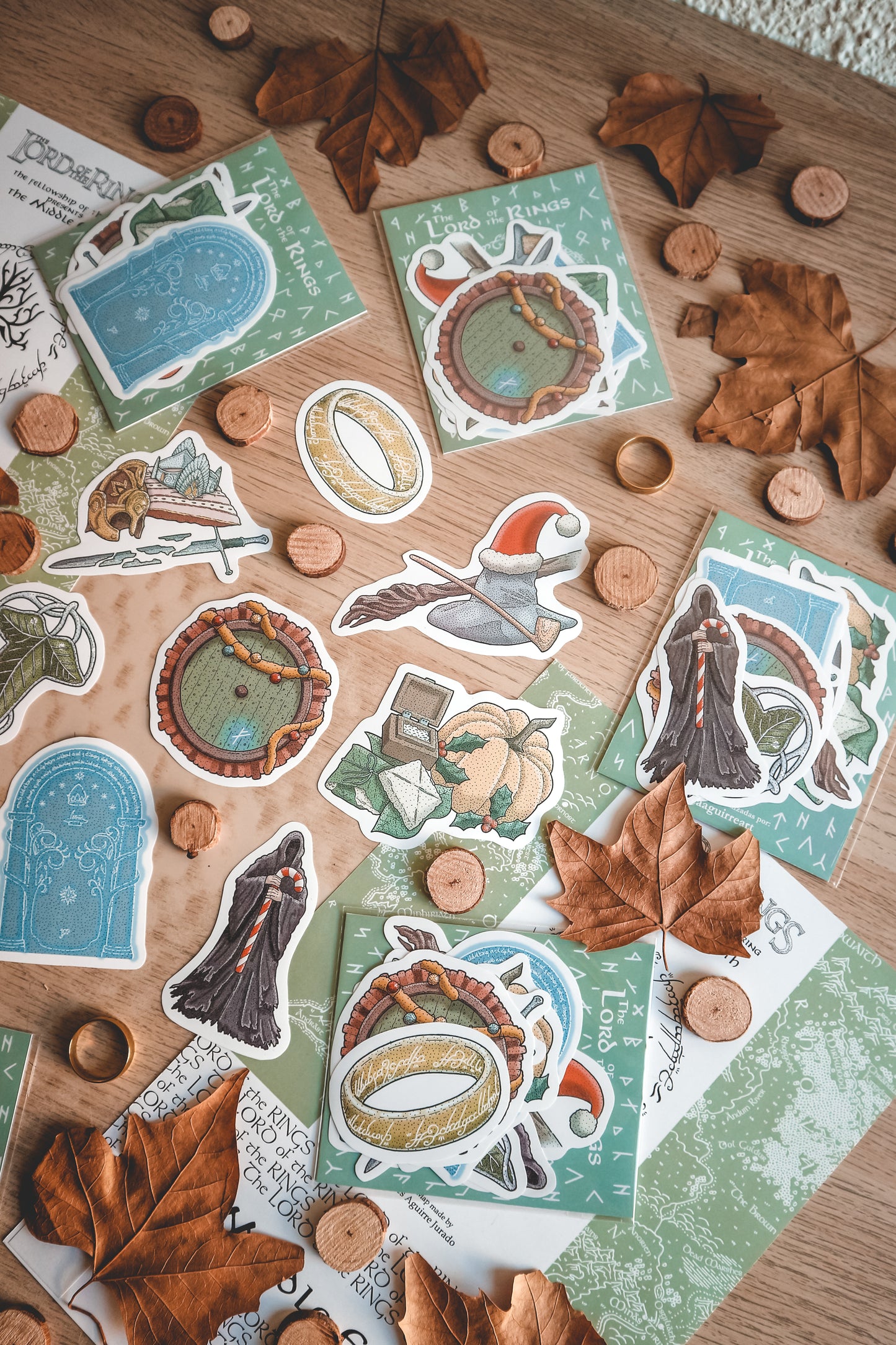 El Señor de los Anillos - Christmas Stickers Pack