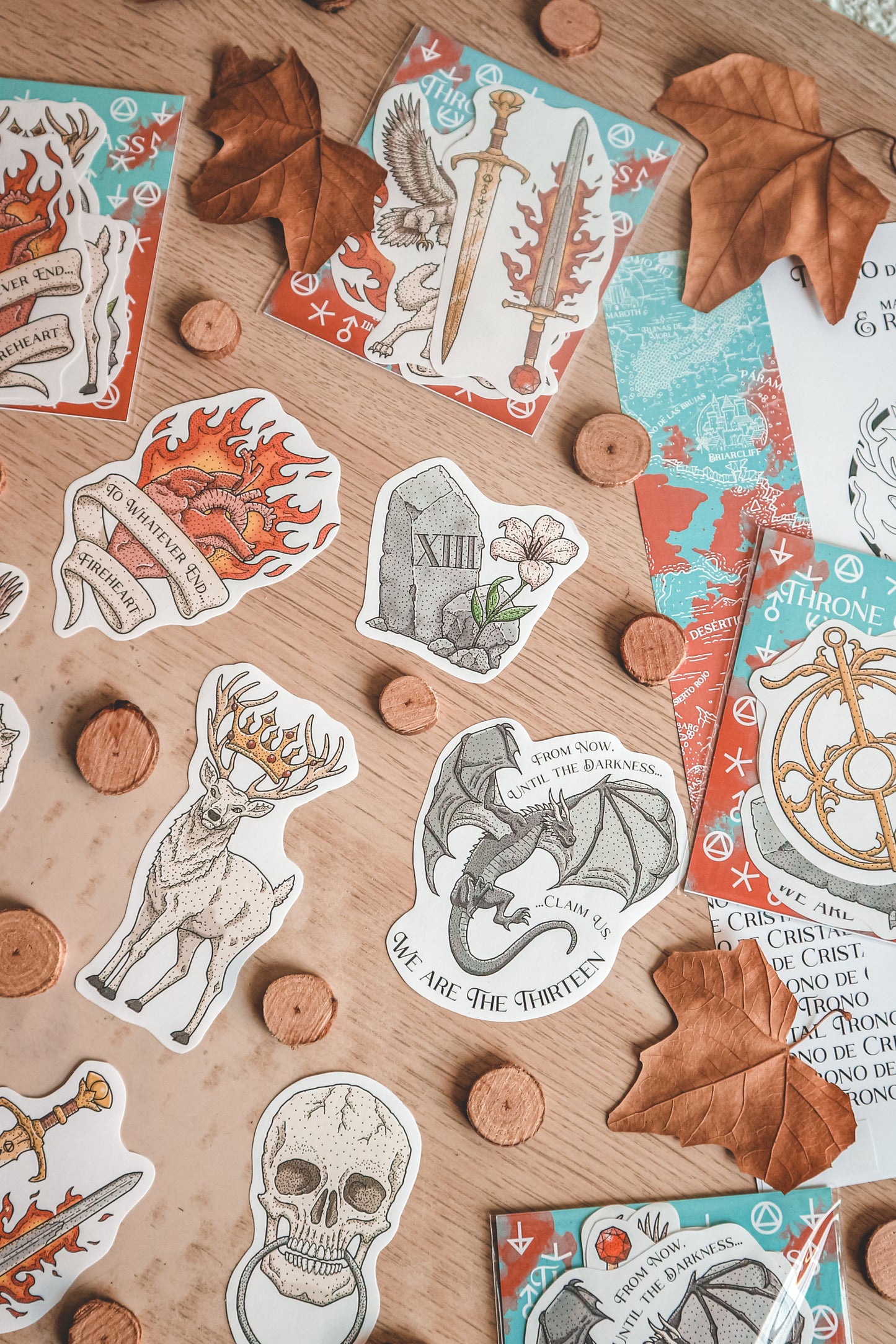 TRONO DE CRISTAL - Illustrated Stickers Pack ¡OFICIAL LICENCIADO!