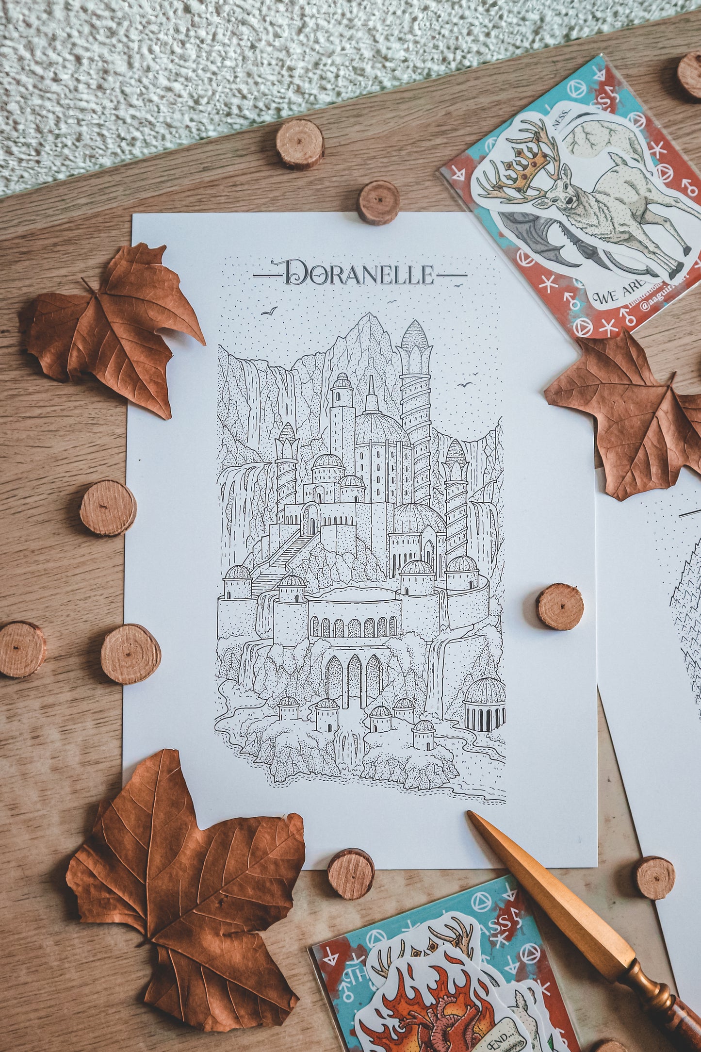 Palacio de Doranelle - Ilustración FanArt de TOG ¡OFICIAL LICENCIADO!