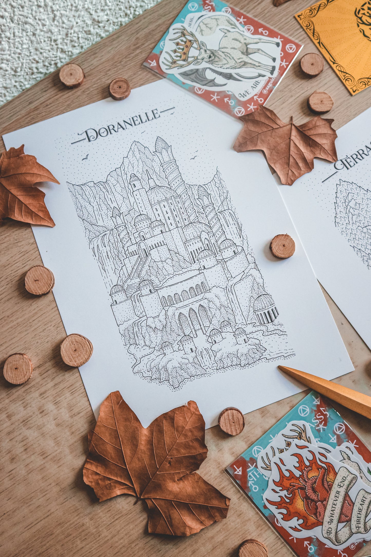 Palacio de Doranelle - Ilustración FanArt de TOG ¡OFICIAL LICENCIADO!