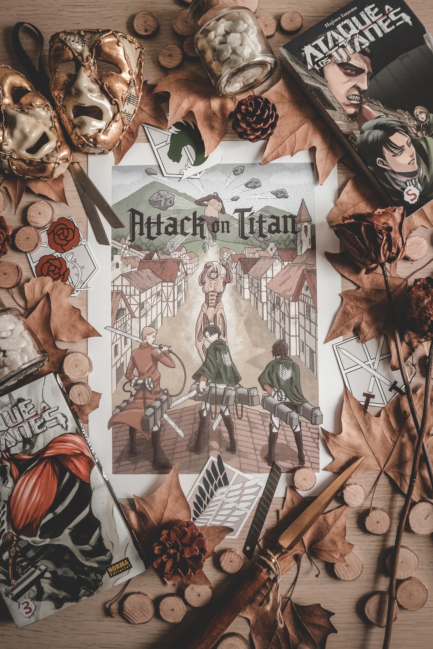 Attack On Titan 2- FanArt Illustration NEW DESIGN!