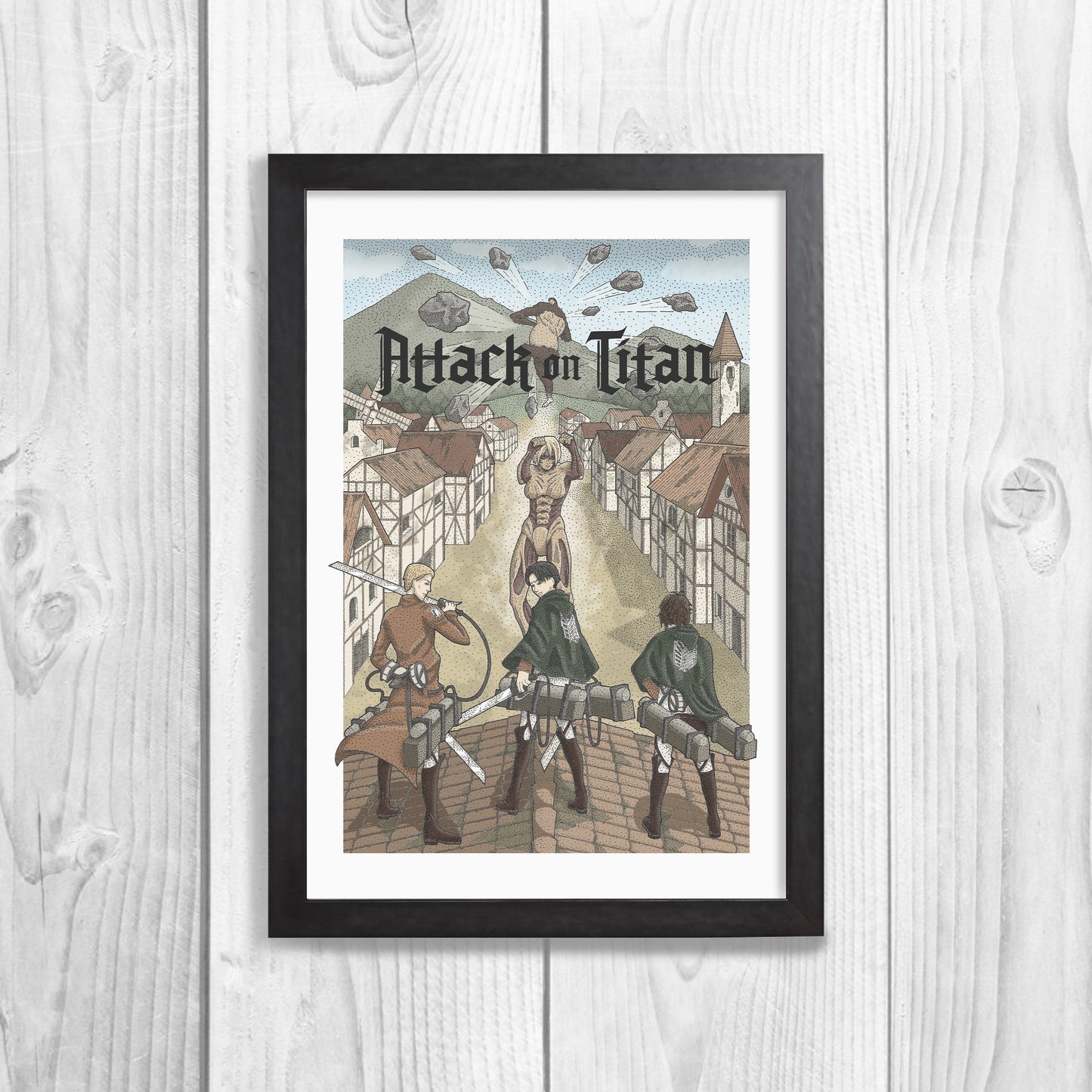 Attack On Titan 2- FanArt Illustration NEW DESIGN!