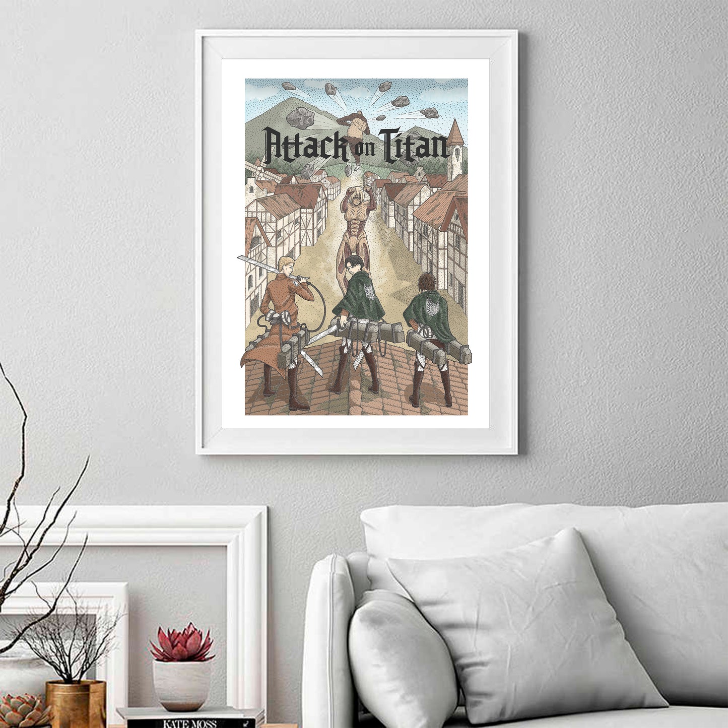 Attack On Titan 2- FanArt Illustration NEW DESIGN!