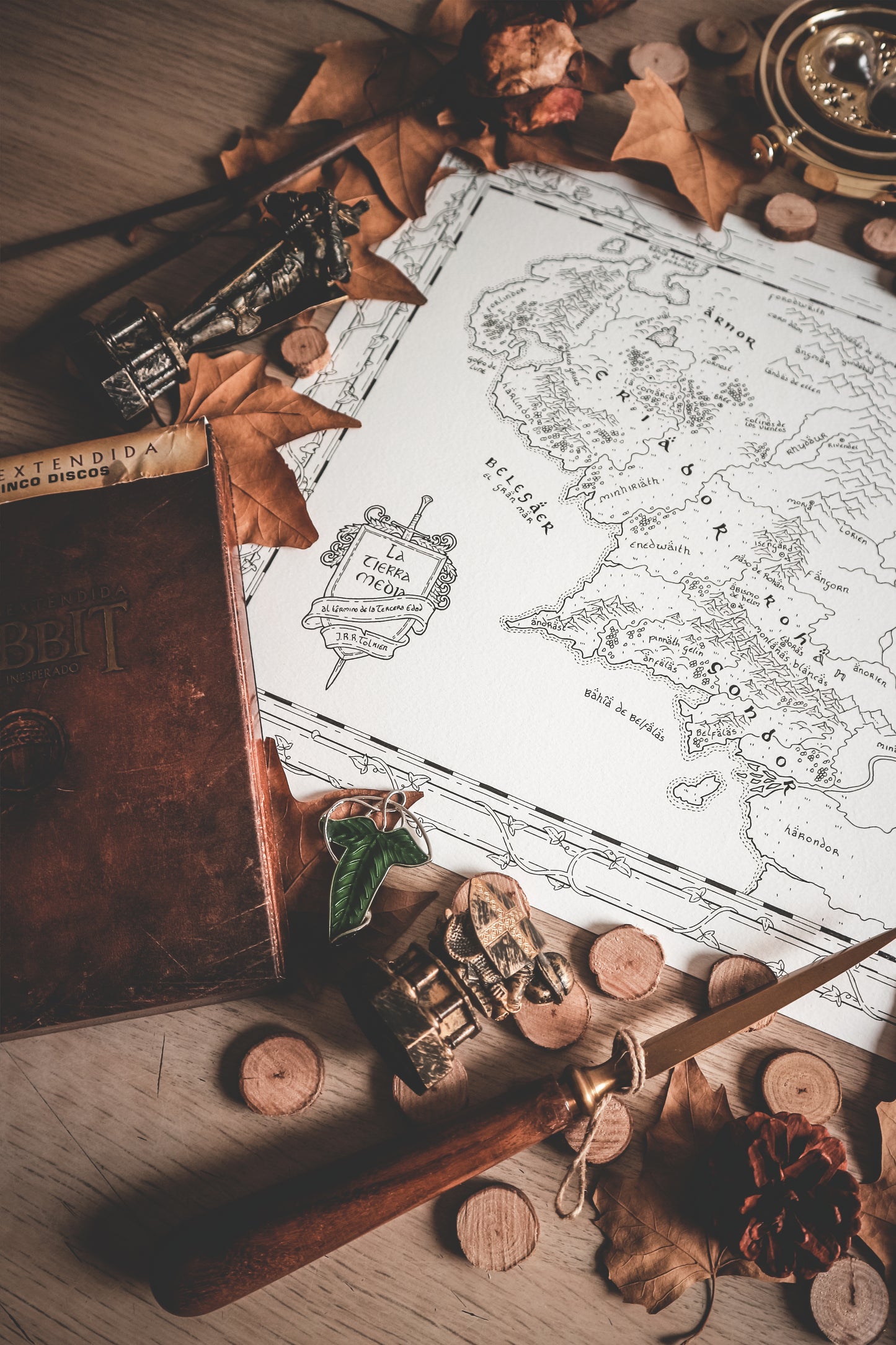 Map of Middle Earth - Hand Illustrated!