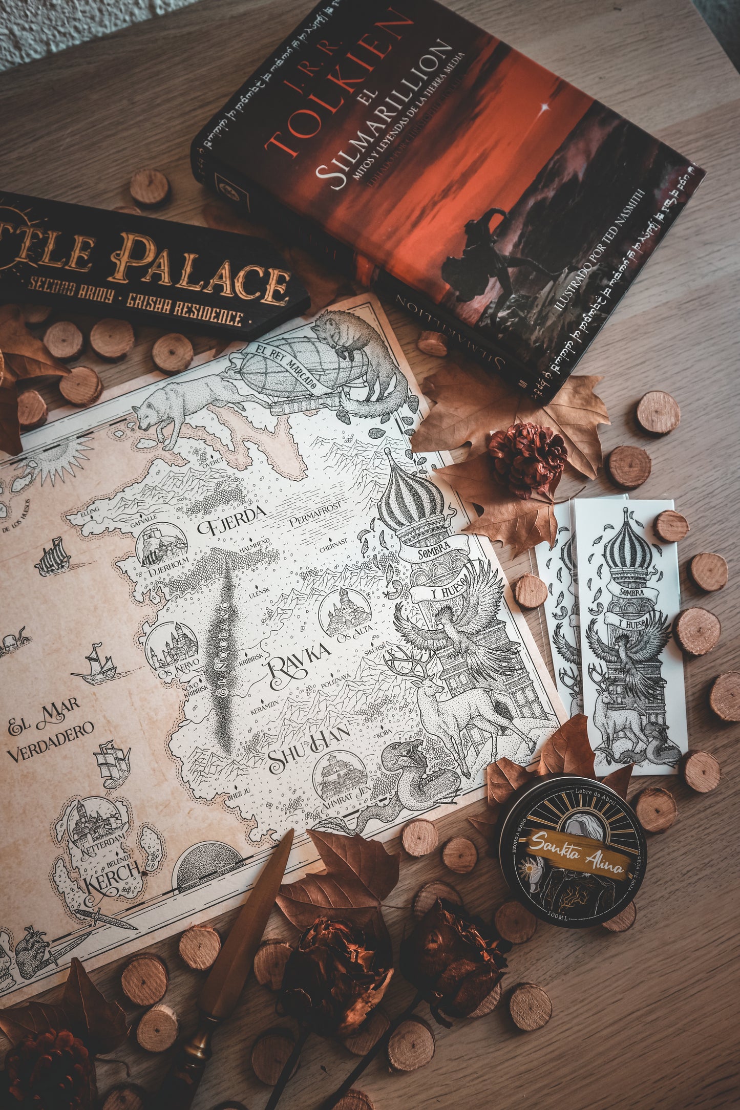 EL GRISHAVERSE - Mapa del mundo Leigh Bardugo