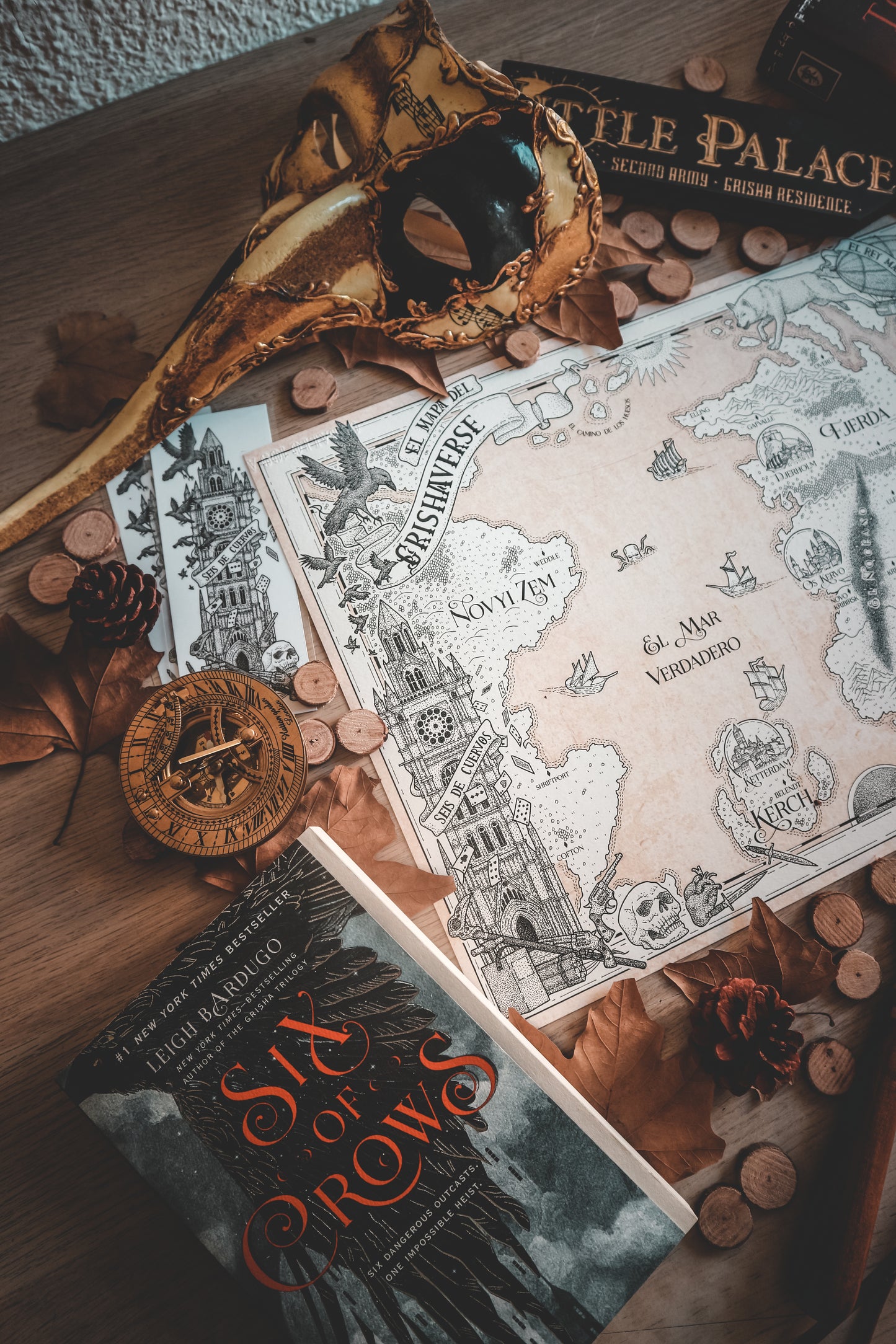 EL GRISHAVERSE - Mapa del mundo Leigh Bardugo