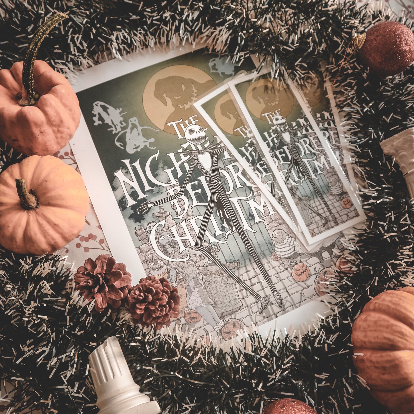 Bookmark - Nightmare before Christmas "Halloween"