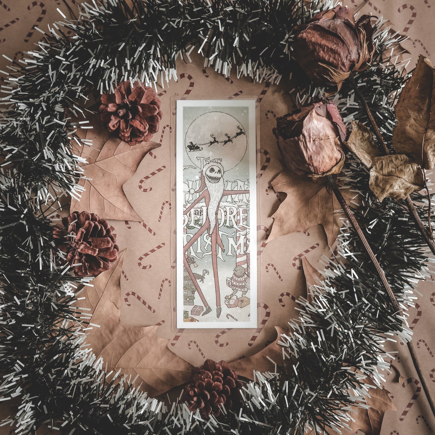 Bookmark - Nightmare before Christmas "Christmas"