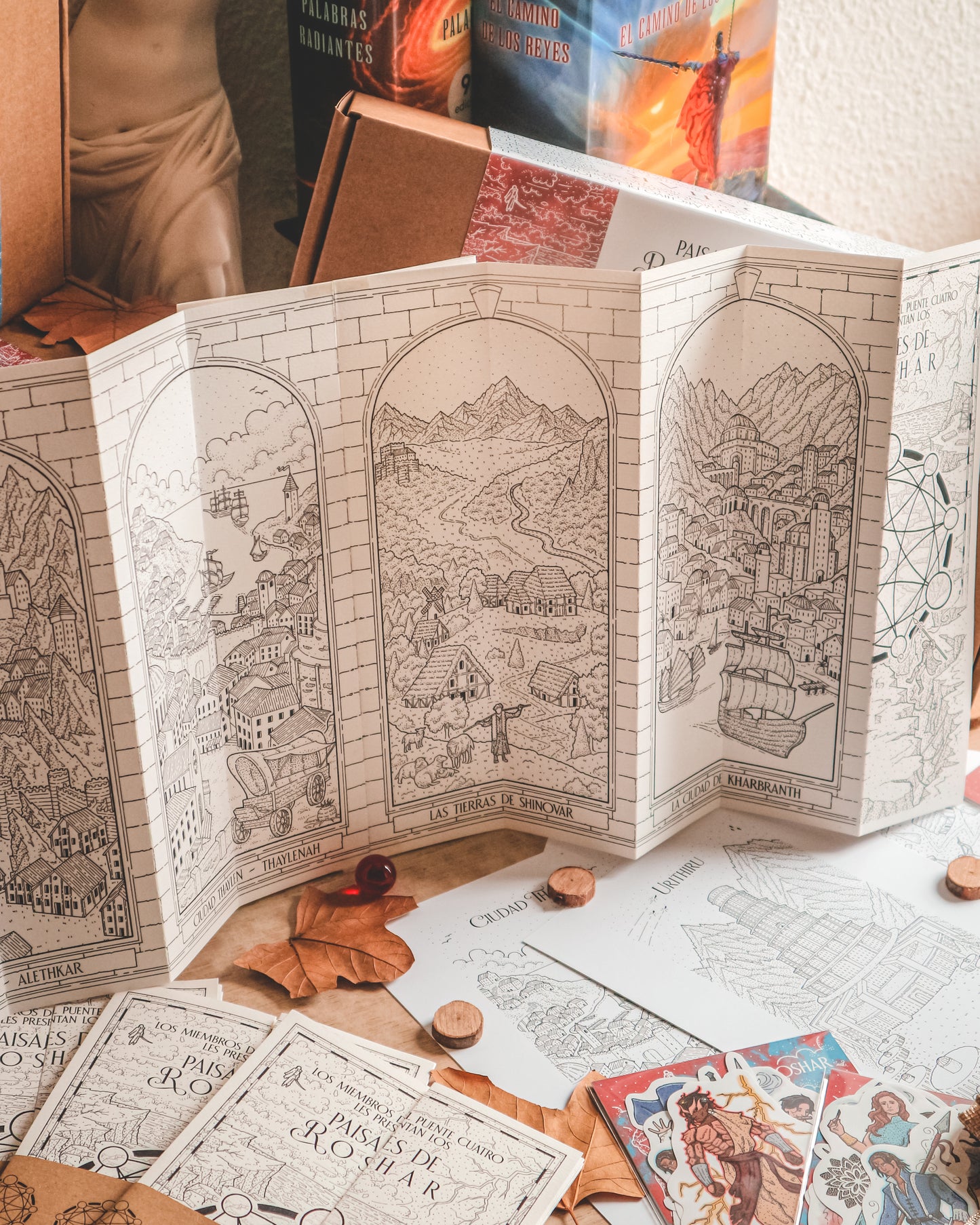 Los Paisajes de ROSHAR - CAJA ILUSTRADA