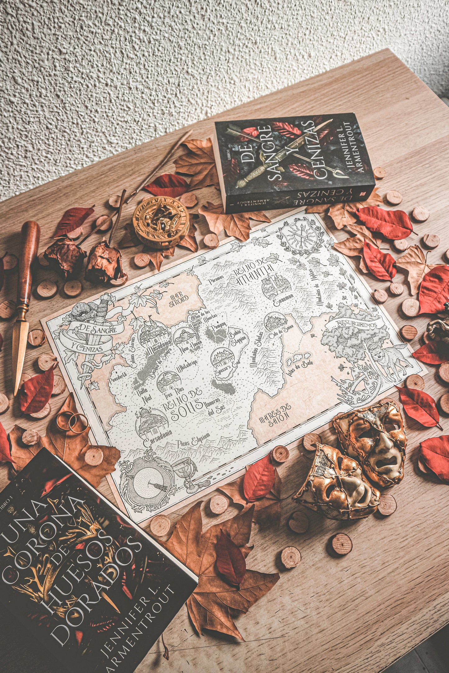 OF BLOOD AND ASHES - World Map by Jennifer L. Armentrout