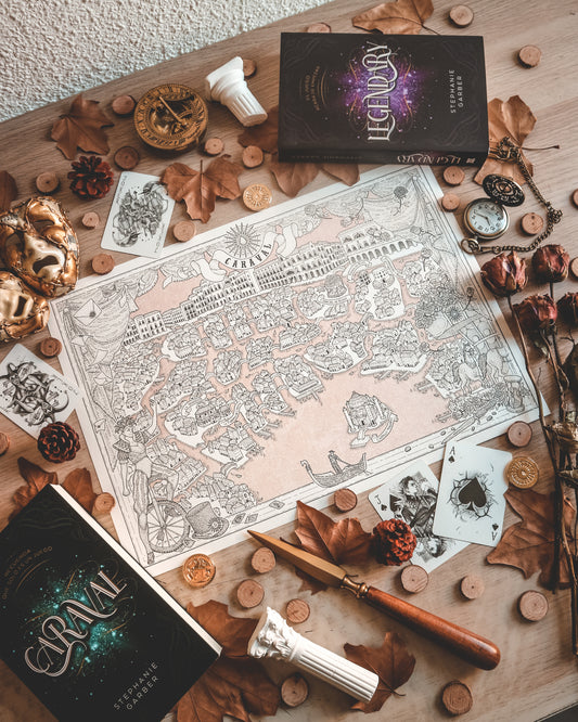 CARAVAL - Mapa del mundo de  Stephanie Garber