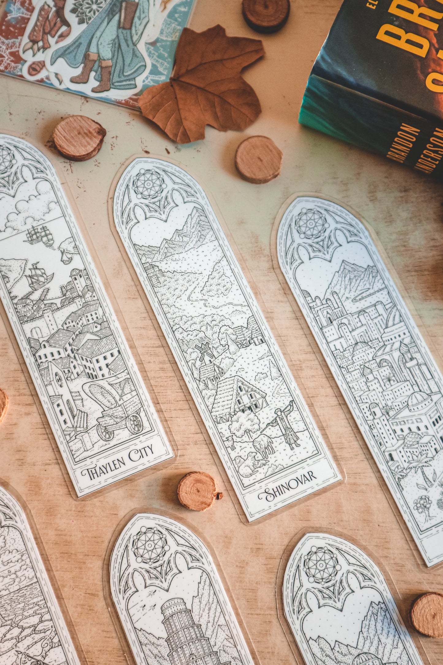 Marcapáginas - Los paisajes de Roshar