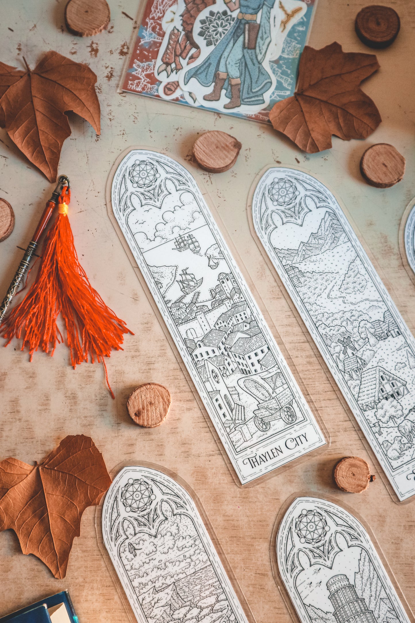 Marcapáginas - Los paisajes de Roshar