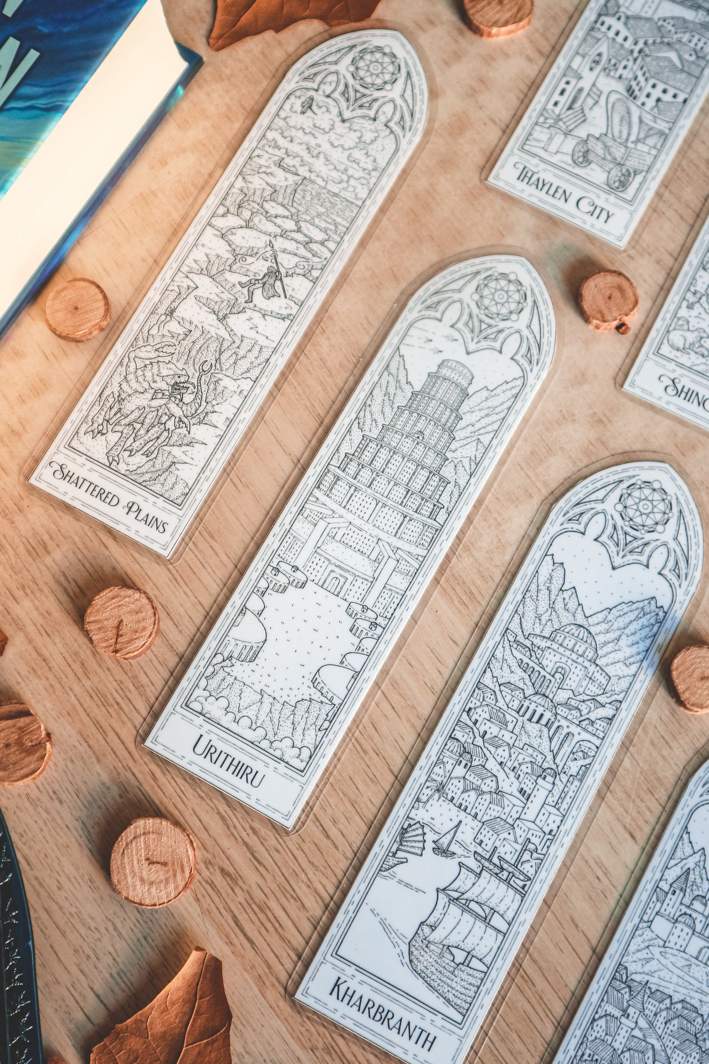 Marcapáginas - Los paisajes de Roshar