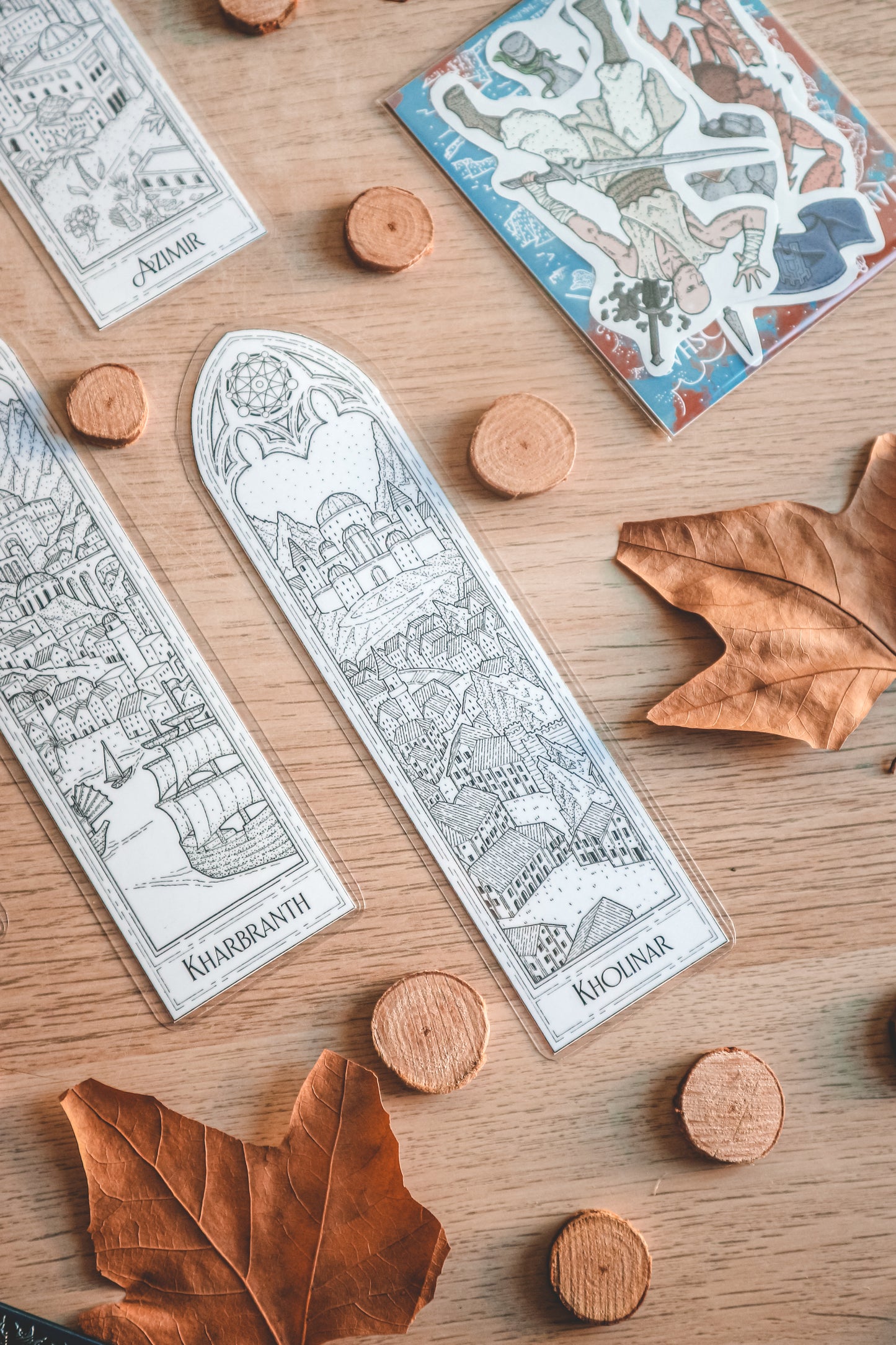 Marcapáginas - Los paisajes de Roshar