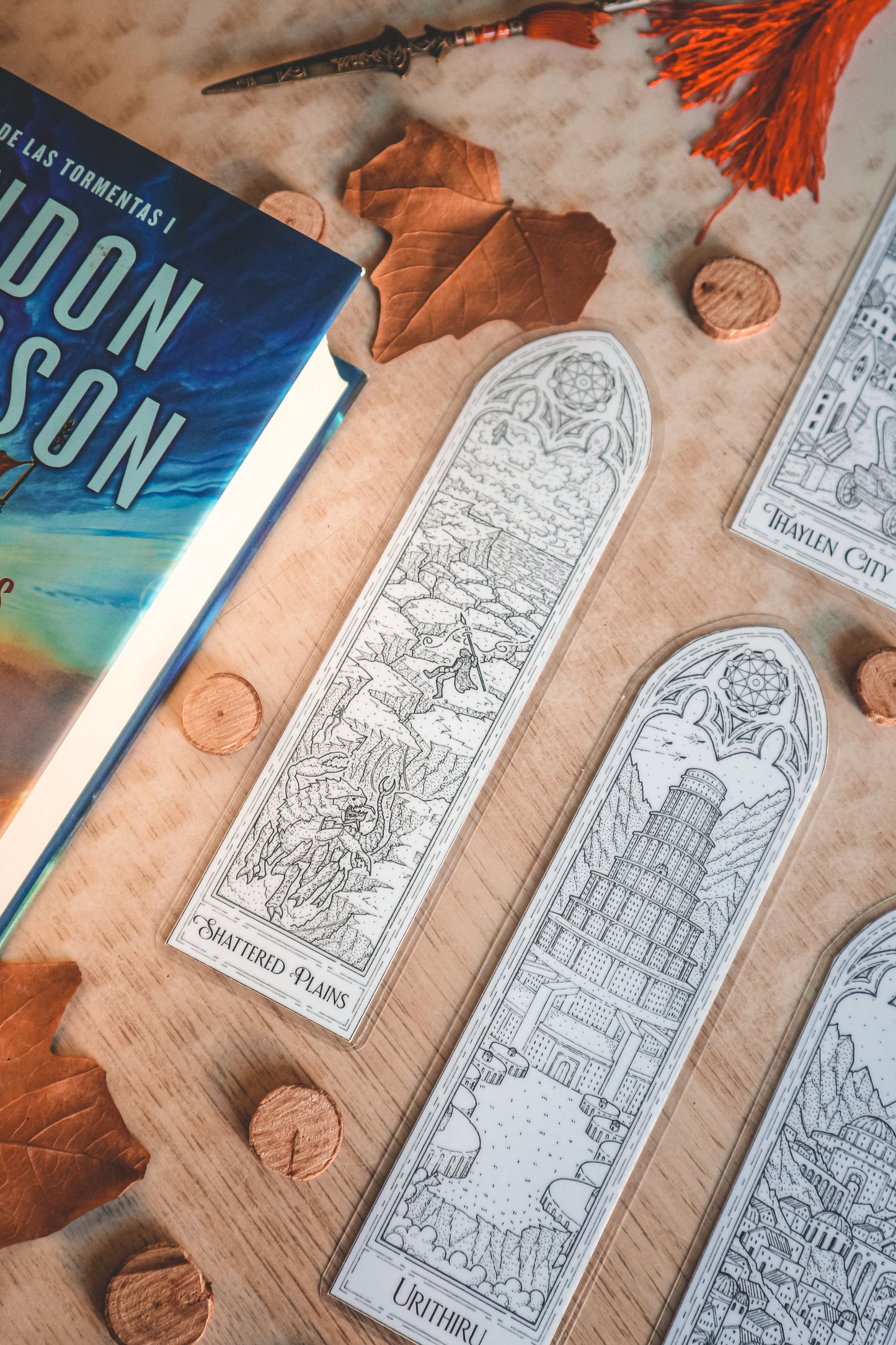 Marcapáginas - Los paisajes de Roshar