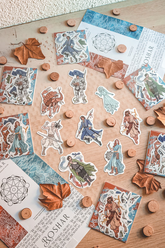 STORMLIGHT ARCHIVE - Illustrated Stickers Pack