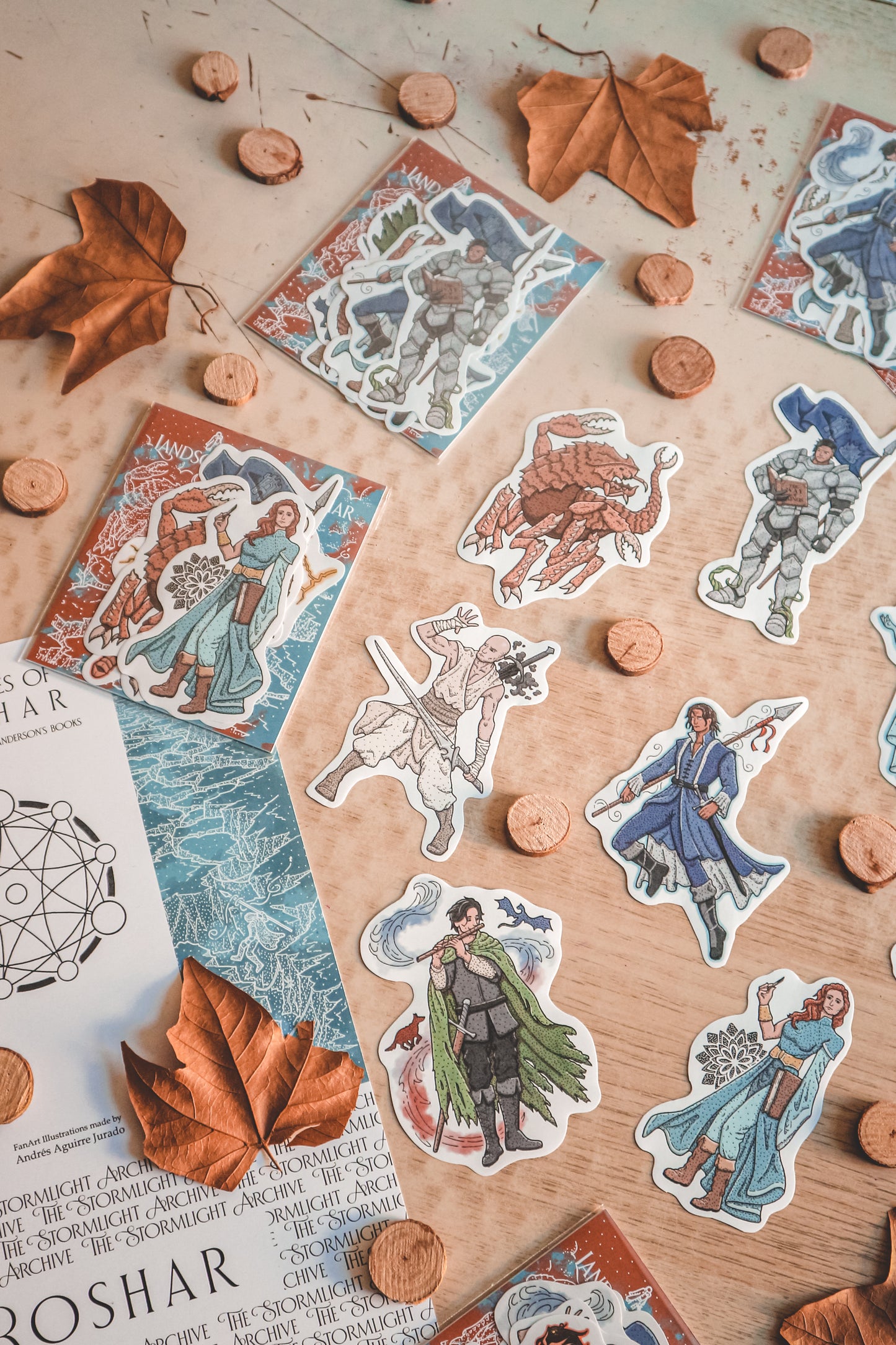 STORMLIGHT ARCHIVE - Illustrated Stickers Pack