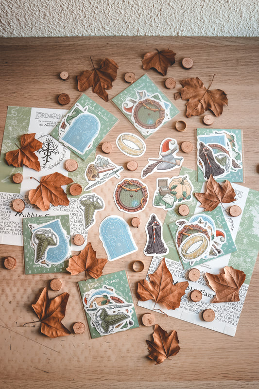 El Señor de los Anillos - Christmas Stickers Pack
