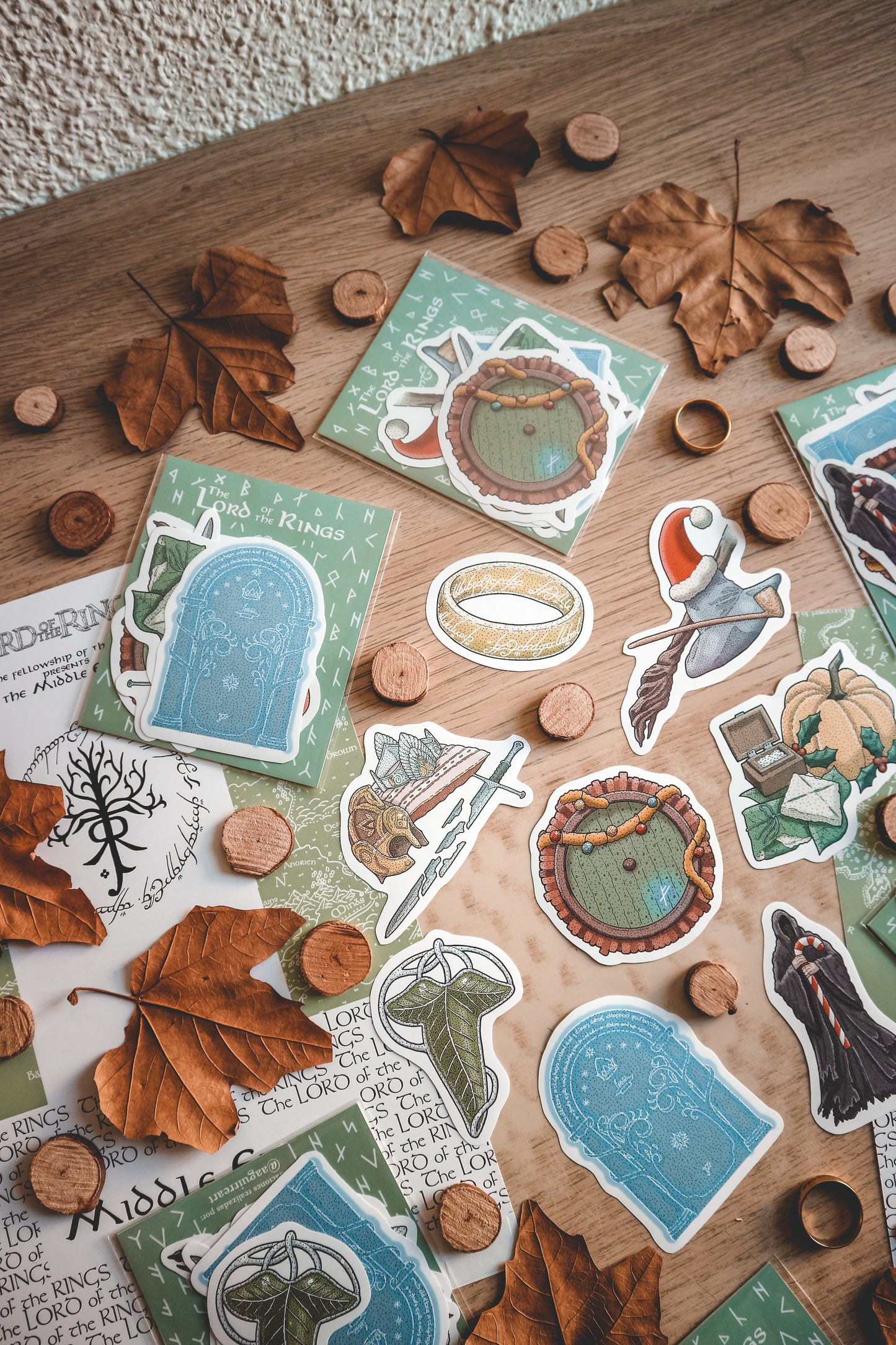El Señor de los Anillos - Christmas Stickers Pack