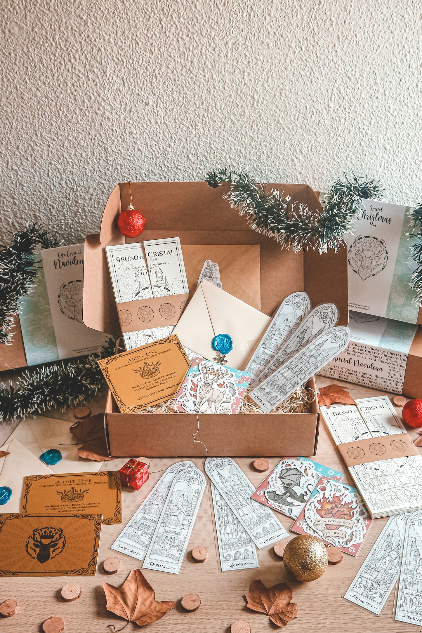 TRONO DE CRISTAL - CAJA ESPECIAL NAVIDEÑA ¡OFICIAL LICENCIADO!