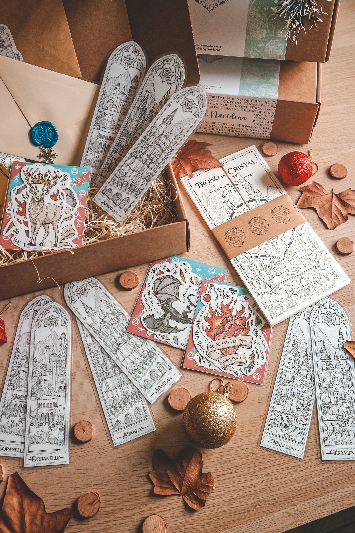 TRONO DE CRISTAL - CAJA ESPECIAL NAVIDEÑA ¡OFICIAL LICENCIADO!