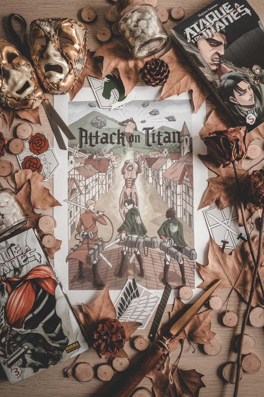 Attack On Titan 2- FanArt Illustration NEW DESIGN!