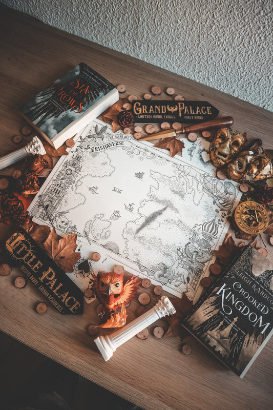 EL GRISHAVERSE - Mapa del mundo Leigh Bardugo