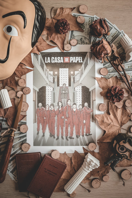 La Casa de Papel - Ilustración FanArt