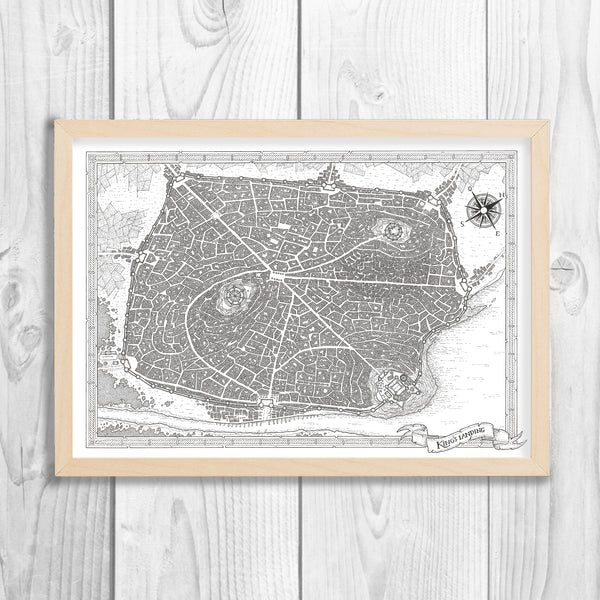 Game of Thrones - King's Landing Map – aaguirreart