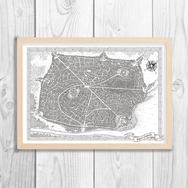 Game of Thrones - King's Landing Map – aaguirreart
