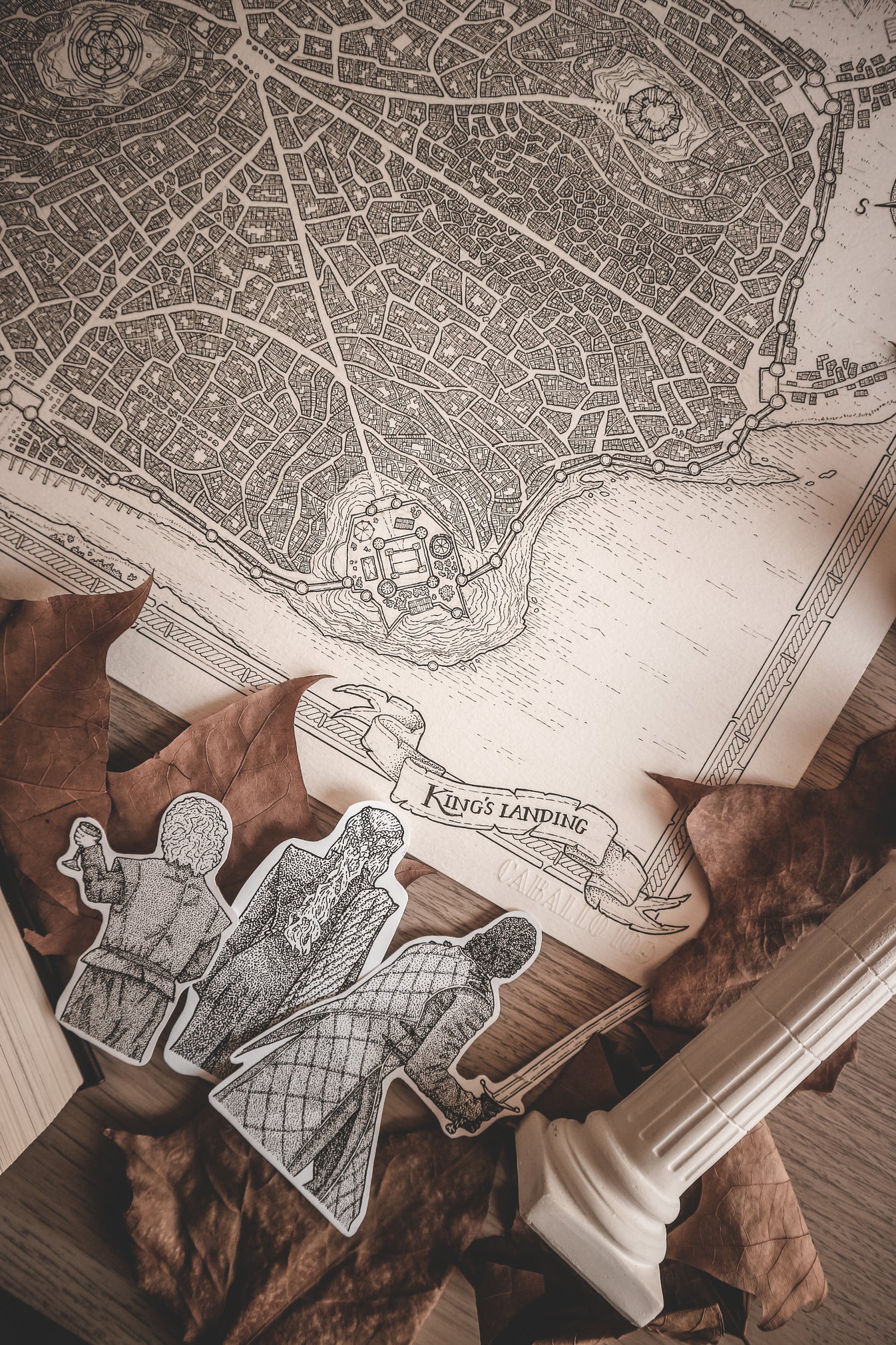 Game of Thrones - King's Landing Map – aaguirreart