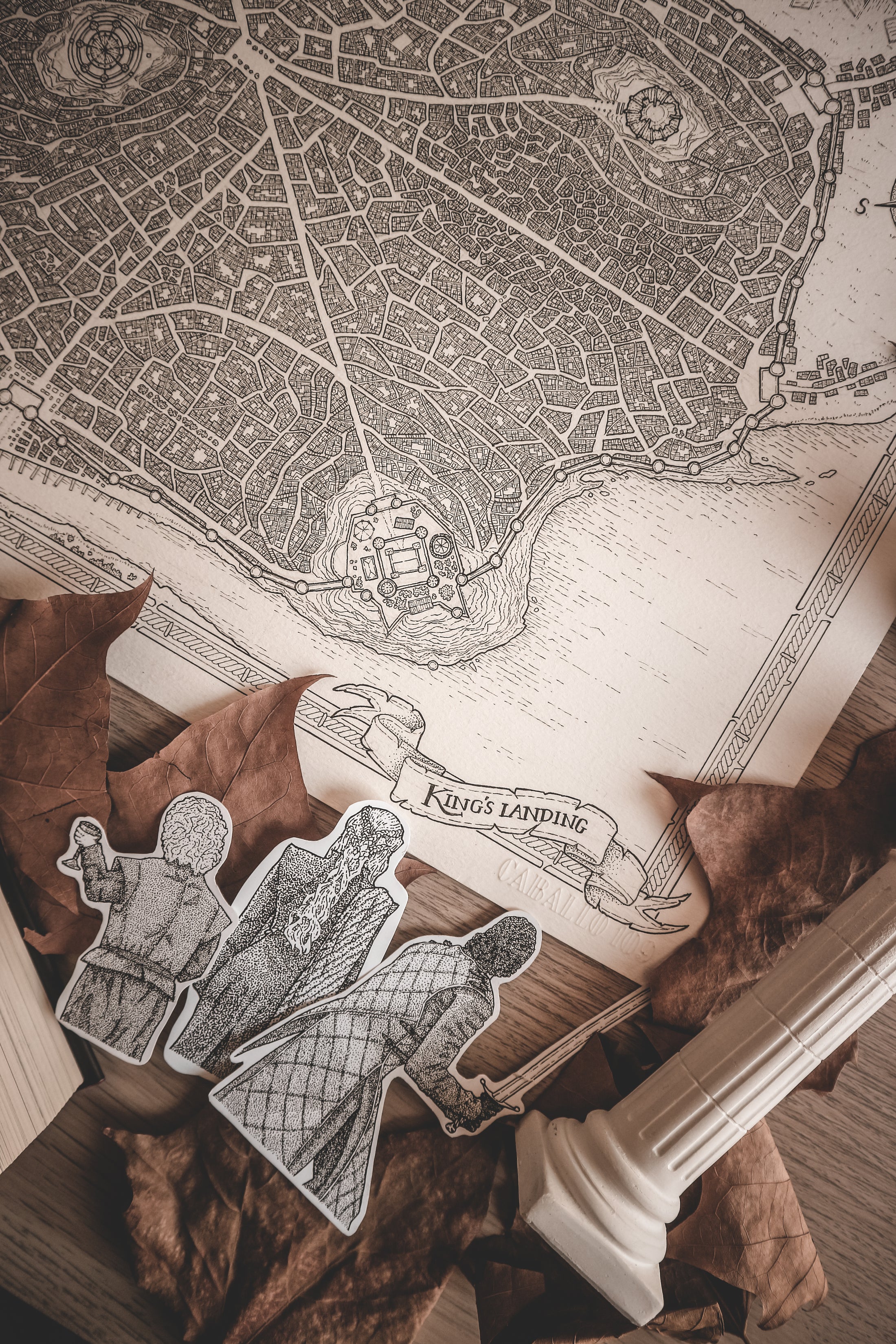 Game of Thrones - King's Landing Map – aaguirreart