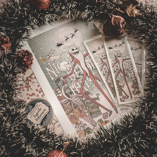 Bookmark - Nightmare before Christmas "Christmas"