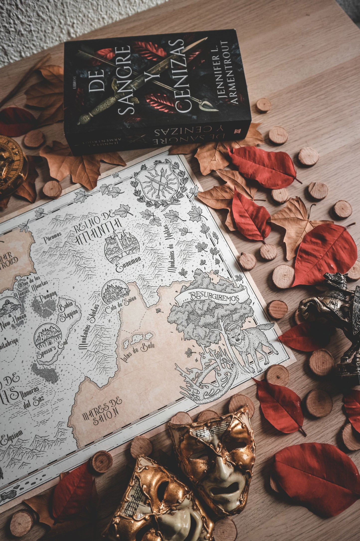 OF BLOOD AND ASHES - World Map by Jennifer L. Armentrout